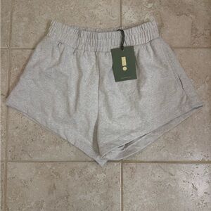 Daily Drills Light Gray Athletic Shorts